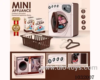 Electric washing machine & basket combination in window box