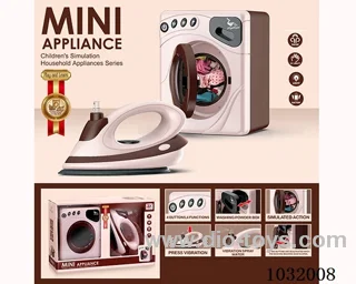 Electric washing machine & iron combination