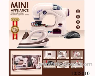 Electric sewing machine iron combination in window box