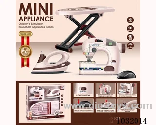 Bed board & iron & sewing machine combination  in window box