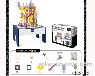 Wooden magnetic game table in Gilf box