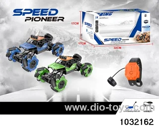 Alloy Climbing Sideways RC Car in window box