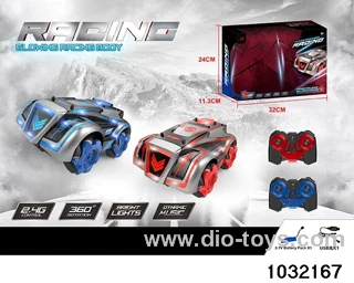 Lighted Stunt RC Car in window box
