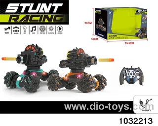 Twist softball stunt car in window box