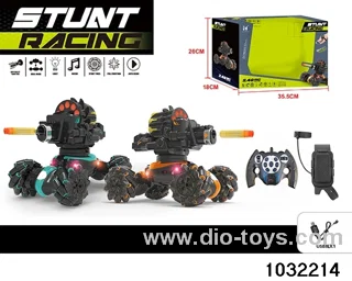 Soft bullet RC car in window box