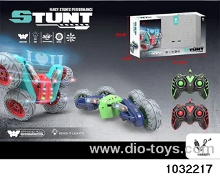 RC stunt bubble car in window box