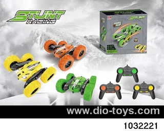 Double-sided stunt car in color box