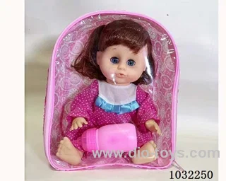 14inch doll with four-tone IC& milk bottle in Packsack