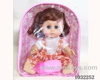 14inch doll with four-tone IC& milk bottle in Packsack