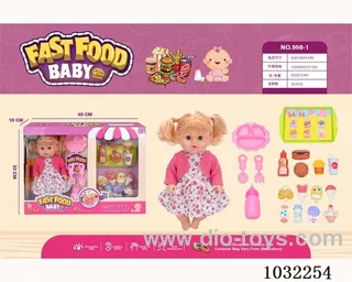 doll set with Movable eyes & IC in window box