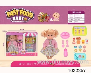 doll set with Movable eyes & IC in window box