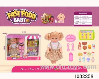 doll set with Movable eyes & IC in window box