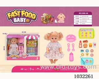doll set with Movable eyes & IC in window box