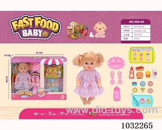 doll set with Movable eyes & IC in window box