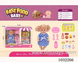 doll set with Movable eyes & IC in window box