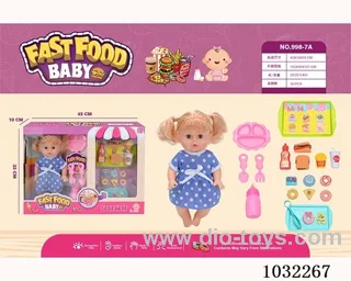 doll set with Movable eyes & IC in window box