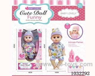 doll set with movable eyes &IC 2color mixed loading in window box