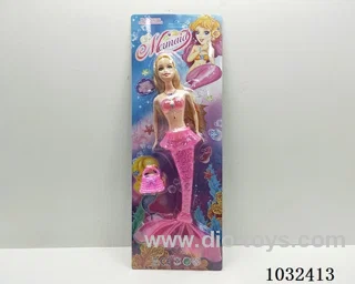 11inch barbie with light 4color mixed loading in Blister with insert