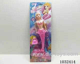 11inch barbie with light 4color mixed loading in Blister with insert