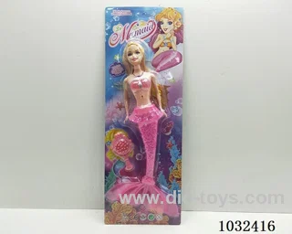 11inch barbie with light 4color mixed loading in Blister with insert