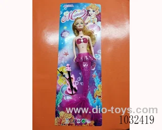11inch barbie with light 4color mixed loading in Blister with insert