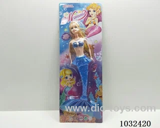 11inch barbie with light 4color mixed loading in Blister with insert