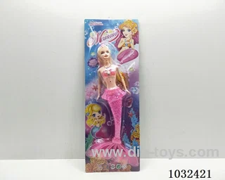 11inch barbie with light 4color mixed loading in Blister with insert