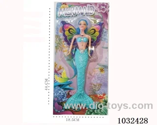 11inch barbie with light 4color mixed loading in blister