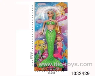 11inch barbie with light 4color mixed loading in blister