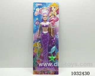 11inch barbie with light 4color mixed loading in blister