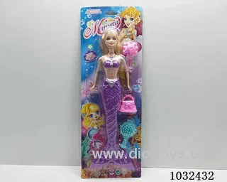 11inch barbie with light 4color mixed loading in blister