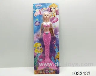 11inch barbie with light 4color mixed loading in blister