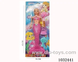 11inch barbie with light 4color mixed loading in blister