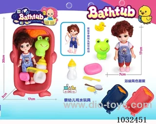 bath toy 2color mixed loading in PVC cover