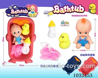 bath toy 2color mixed loading in PVC cover