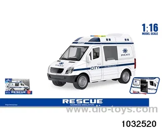 Inertia ambulance (with light sound) in display box
