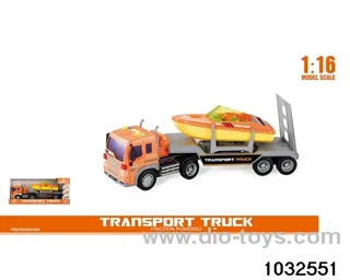 1:16 inertia transport trailer (light sound) in display box