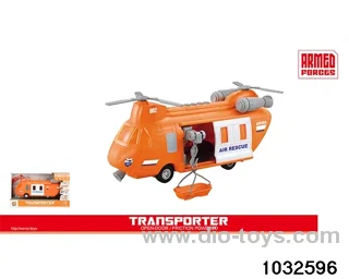 1:16 inertial flying eagle transport aircraft (light sound) in display box