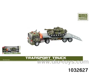 1: 16 military tractor-trailer (sound and light) in display box