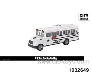 1:16 inertia school bus (light sound) in display box