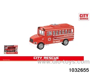 1:20 Inertia school bus (light sound) in display box