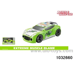 Electric Sound and Light Car in display box