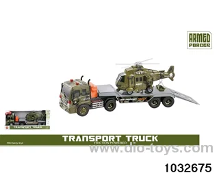 1: 16 military tractor-trailer (sound and light) in display box