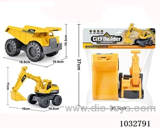 Sliding car in PP bag with header