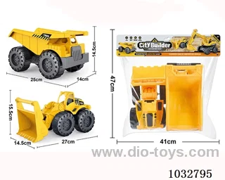 Sliding car in PP bag with header