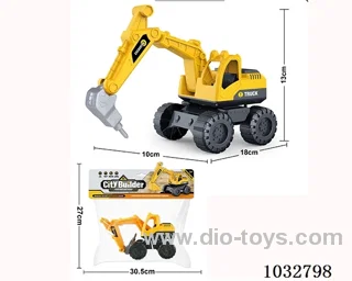 Sliding car in PP bag with header