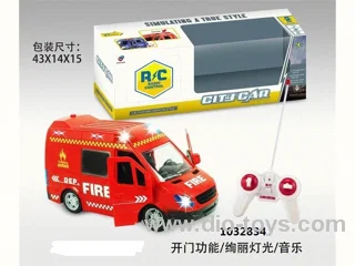 RC police car 4CH with light&sound in window box