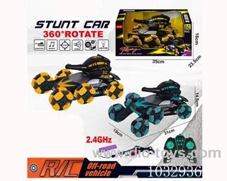 6-wheel 12-way drift stunt car 2color mixed include battery in window box