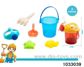 Beach toy set（6pcs）in Net bag