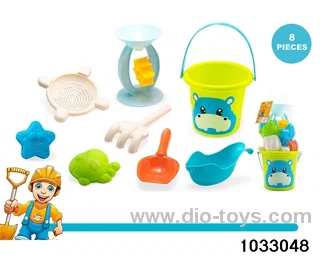 Beach toy set（8pcs）in Net bag